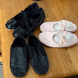 Tap, Jazz, Ballet Dance Shoes Set